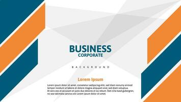 business corporate banner background with text space in orange and green color