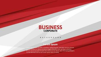 abstract business corporate red and gray background vector