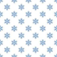 seamless texture with snowflakes. christmas or winter pattern vector