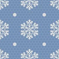 christmas seamless pattern with snowflakes. snowflakes lace texture vector