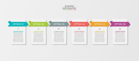 Presentation business infographic template vector