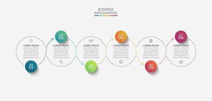 Presentation business infographic template vector