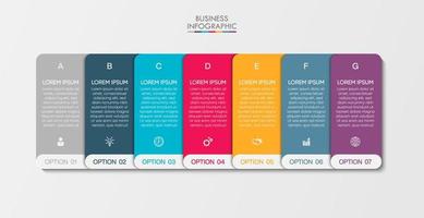 Presentation business infographic template vector