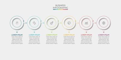 Presentation business infographic template vector