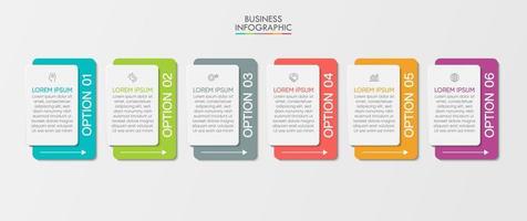 Presentation business infographic template vector