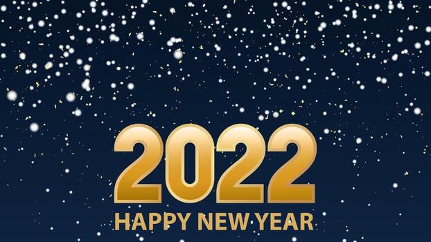 Felices fiestas y un próspero año nuevo vector de fondo en formato eps10 con bokeh realista y brillo dorado