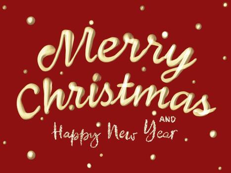 vacaciones y un próspero fondo de vector de año nuevo en formato eps10 con bokeh realista y brillo dorado