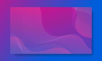 Abstract Purple Fluid Wave Background vector