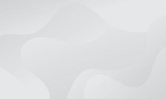 Abstract White Fluid Wave Background vector