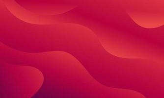 Abstract Red Fluid Wave Background vector