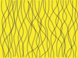 Fondo químico amarillo abstracto con moléculas vector