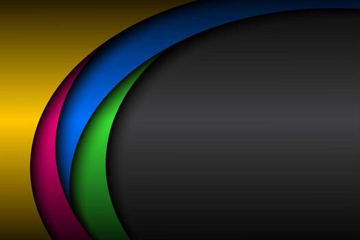 Abstract colorful wave vector background with blank space for your text. Color overlap layer papers. Modern corporate design vector illustration