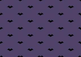 patrón oscuro con murciélagos negros sobre fondo morado. decoración festiva de otoño de halloween. Impresión de vacaciones de octubre para impresión de papel, textil y diseño. vector