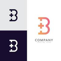 Letter B. Emblem, logo and identity icon templates vector