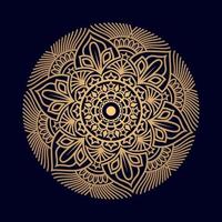 Artistic star abstract mandala design vector