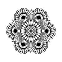 diseño artístico de mandala vector