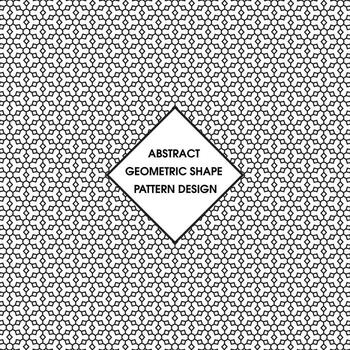 Abstract Geometric seamless pattern background vector design