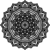 mandala redondo ornamento decoracion antecedentes vector