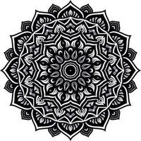 mandala redondo ornamento decoracion antecedentes vector