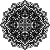 mandala round ornament decoration background vector