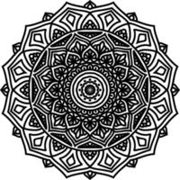 mandala redondo ornamento decoracion antecedentes vector