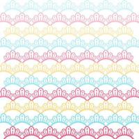 Colorful pattern background design vector