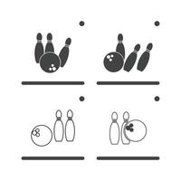 bowling icon graphic design template illustration vector