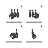 bowling icon graphic design template illustration vector