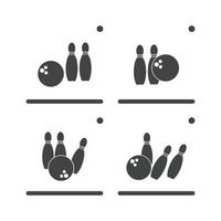 bowling icon graphic design template illustration vector