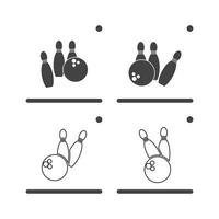 bowling icon graphic design template illustration vector