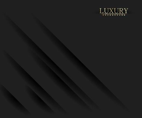 Abstract black luxury background with shiny lines. Elegant modern design