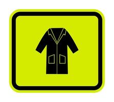 PPE Icon.Wear Smock Symbol Sign Isolate On White Background,Vector Illustration EPS.10 vector