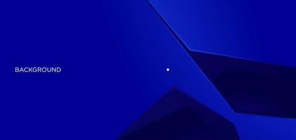 Vector Abstract Blue Geometric Background