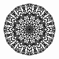 Vector round abstract circle. Mandala style.