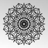 Vector round abstract circle. Mandala style. EPS 10