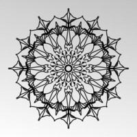 Vector round abstract circle. Mandala style. EPS 10