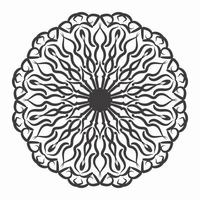 Circular pattern mandala art decoration elements vector