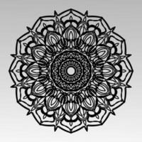 Circular pattern mandala art decoration elements vector