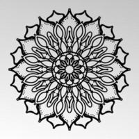 Vector round abstract circle. Mandala style. EPS 10