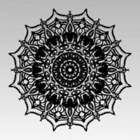 Circular pattern mandala art decoration elements vector