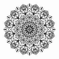 Vector round abstract circle. Mandala style.