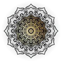 Vector round abstract circle. Luxury Mandala style.