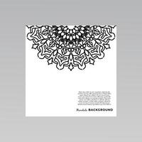 ornamental mandala design background. vector