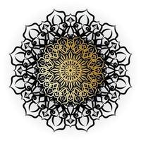 Vector round abstract circle. Luxury Mandala style.