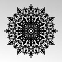 Vector round abstract circle. Mandala style. EPS 10