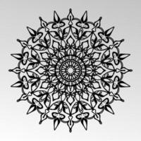 Vector round abstract circle. Mandala style. EPS 10