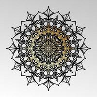 Vector round abstract circle. Mandala style. EPS 10