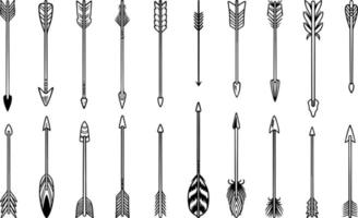 Tribal boho elements design isolated on a white background. vector