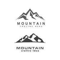 Mountain icon Logo Template Vector illustration design