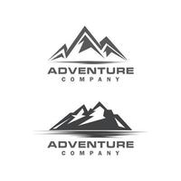 Mountain icon Logo Template Vector illustration design